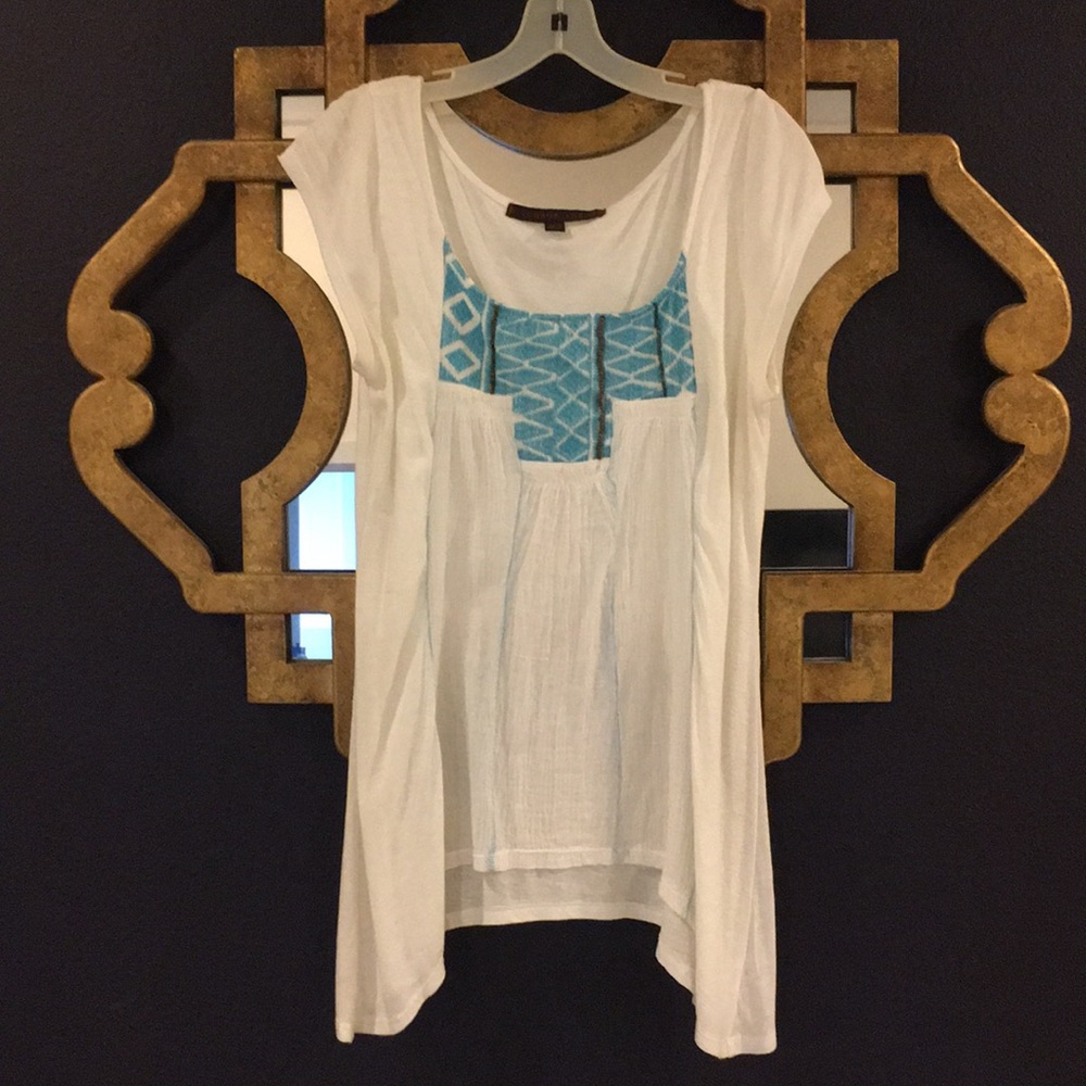 Boho Anthropologie top